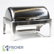 Fischer Luxury Stainless Steel Bain Marie Roll-Top Chafer 
